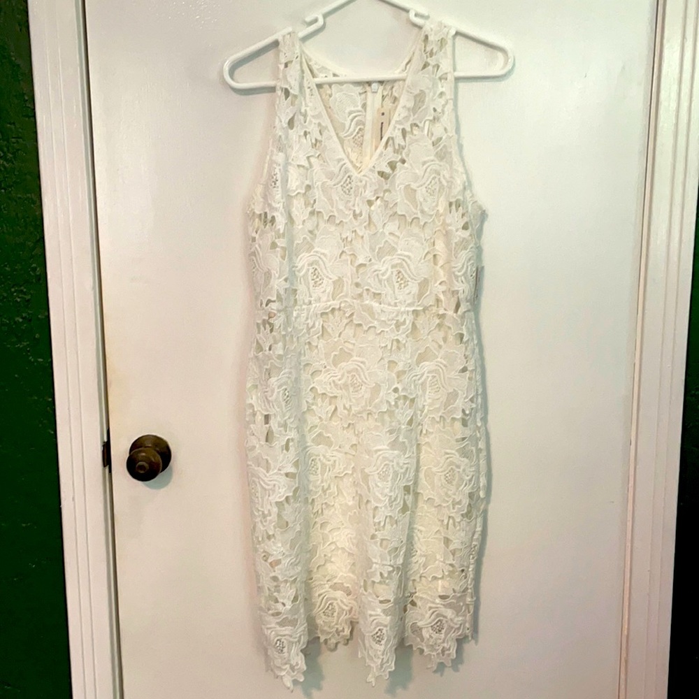White Lace Dress NWOT